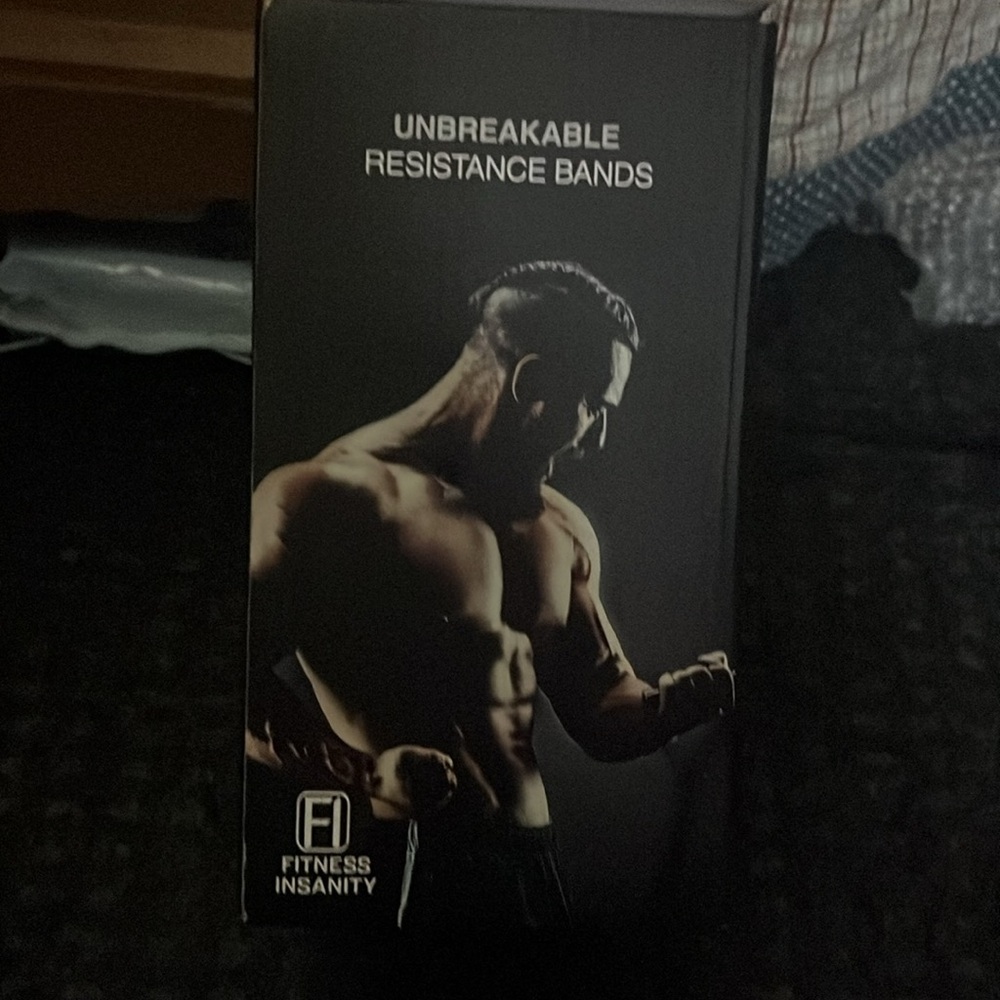 New Open Box unbreakable Resistance Bands Set Fitness Insanity . - Picture 10 of 16